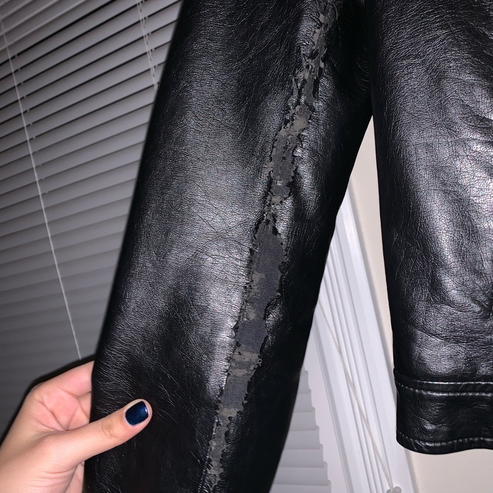 USED H&M leather jacket - Picture 2 of 3
